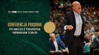 Konferencja prasowa po meczu WKS Śląsk Wrocław - Twarde Pierniki Toruń (29.10.2022 r.)