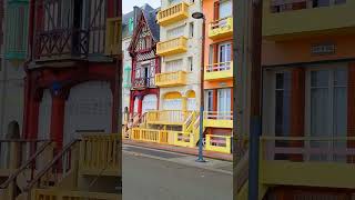 #stunning #colourful #architecture at the #beach of Le Tréport #frenchcity #france #normandy