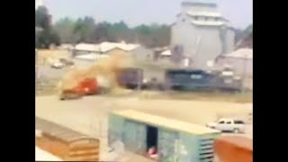 Train Hits Grain Truck