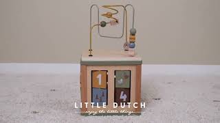 Little Dutch Cubo de Atividades em Madeira Little Farm | bybebé