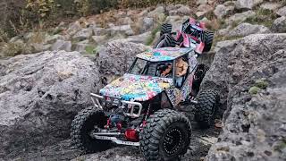 Amazing rock crawling with two rock crawlers #rc #rccars #rockcrawler