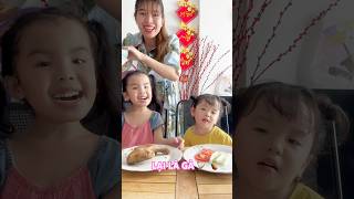 Thử thách chọn đùi gà rán hay rau củ🌽 và cái kết yêu thương! | Minh Minh Family #shorts #trending