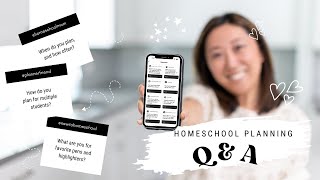 HOMESCHOOL PLANNING Q&A | UNBOXING THE DAILY GRACE CO