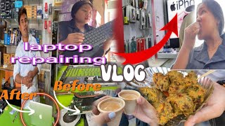 DAILY VLOG: GOING TO GET MY LAPTOP REPAIRED💻 || OUTING WITH FRIENDS💃 || HECTIC DAY IN MY LIFE 🥴