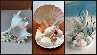 beautiful and amazing ideas of sea Shell craft ideas for home decoration