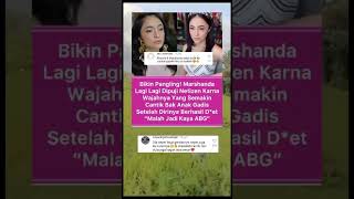 Marshanda Lagi Lagi Dipuji Netizen Karna Wajahnya Yang Semakin Cantik Bak Anak Gadis #marshanda