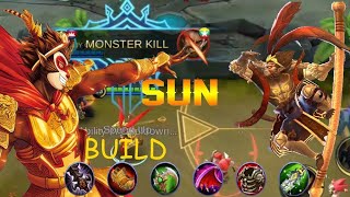 MLBB THE MONKEY KING SUN BEST BUILD GAMEPLAY