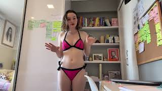 Bikini try on Pink | #Bikini #Chillax #tryon #tryonhaul #Lingerie #Summer #summertime