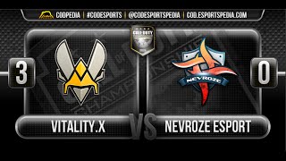 Vitality X vs neVroze (HP) | COD CHAMPS QUALIFIER #CoDChamps #EUFinals