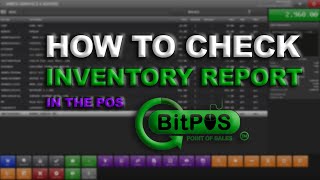 How to View Inventory Reports in the Report Section of BitPOS Point Of Sales | Inventory Adjustment