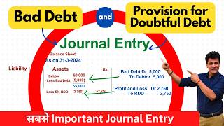 Bad Debts and Provision for Doubtful Debts | Most Important Journal Entry & Final Account Adjustment