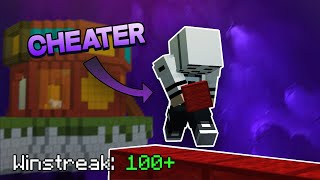 Beating Random Cheaters On A 100+  Doubles Winstreak | Hypixel Bedwars