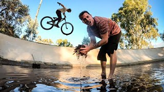 A flooded bowl and skatepark ride with my fiancé