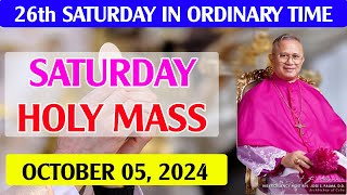 ✅DAILY HOLY MASS LIVE TODAY - 4:00 AM SATURDAY OCTOBER 5, 2024 SATURDAY of week 26 in Ordinary Time