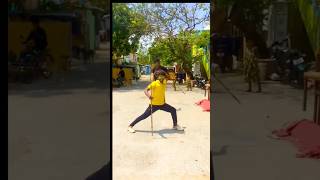 Silambam in our style #tamilculture #trendingshorts #silambam #silambattam #tamil #reels