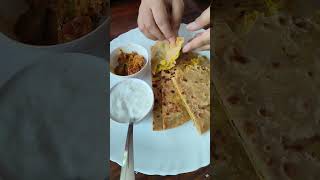 Aloo Paratha in breakfast #ashortaday #shorts #shortvideo