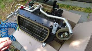 1995 Mercedes SL500 AMG project. Evaporator replaced