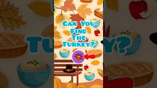 Can You Find The Turkey? | Search & Find Game For Kids