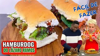 Hamburdog do Lázaro Ramos na Ana Maria Braga