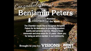 Member of the Week: Benjamin Peters