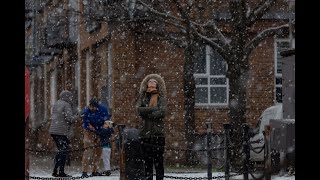 It’s SNOWING! Blizzards sweep across London and UK