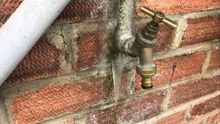 Frost damage outside tap replacement