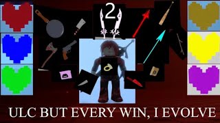 Last corridor but every win, I GROW STRONGER "Part 2" (Roblox Undertale Last Corridor Challenge!!)