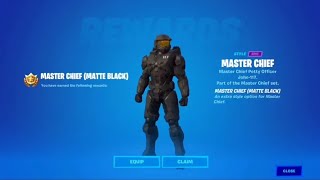 free master chief matte black style! 😲