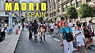 [4K]MADRID WALKING TOUR 2022/GRANVIA TO CIBELES.