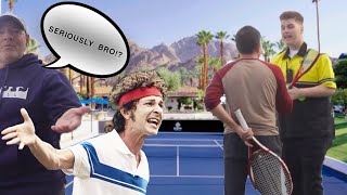 Taking Rackets From Tennis Players Prank!