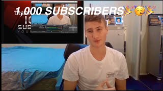 Thank you for 1,000 Subscribers!