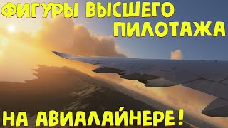 Как видят пассажиры фигуры высшего пилотажа из самолёта?