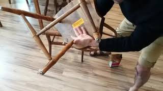 showing some old chairs