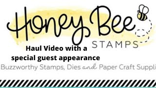 Honey Bee Stamps Haul with a special Guest appearance and one of the newest products!! #haulvideo