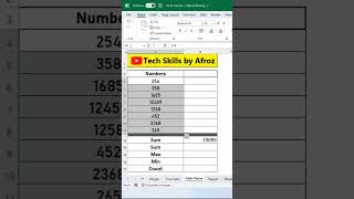 Cell Range Name in Excel | Excel me range ka naam likhe  | Excel tricks #viral #youtubeshorts