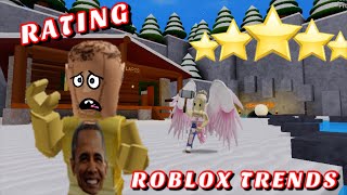 RATING ROBLOX HORROR TRENDS! (EP 1: Flee The Facility)