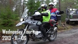 Motorcycle Adventure with BMW Club Stockholm "Onsdagsgruppen" 20131106 (SWE/ENG)