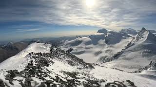 Allalinhorn 4027m, Panorama 360 (4k)