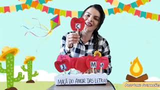 Maçã do Amor das letras.