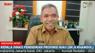 Paradigma Baru Kadisdik Provinsi Riau: Karakter Anak Turun Dari Guru, Jangan Tertinggal Di Abad 21