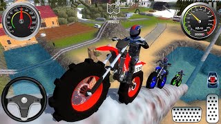 Motos Driving Off-road Multiplayer Dirt Motocross Offroad Outlaws - For Android 3D Gameplay