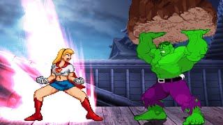 Mugen 2022 Supergirl vs Hulk Ikemen