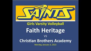 FHS vs. Christian Brothers Academy- Girls Varsity Volleyball