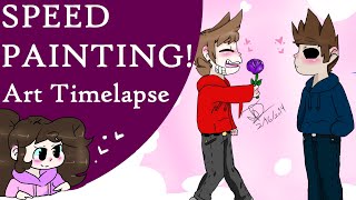 💗"Please date me?!"💗 [TomTord Speedpaint/Redraw] (Late Valentine's day art!)