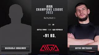 +91 kg Daudgadzhi Ibragimov Battle Force vs Anton Dmitrakov Acai republic