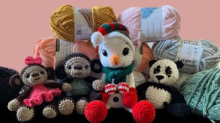 A Christmas Plushie, A Yarn Haul, and Amigurumi Repairs