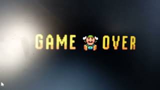 Super Mario Advance 4 - Super Mario Bros 3 (Luigi): Game Over.