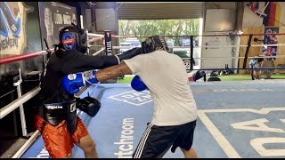 SPARRING AT THE BOXING GYM!!!