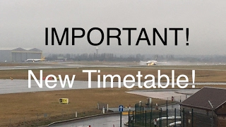 Important! New Timetable! ✈