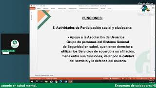 Orientación al usuario en salud mental